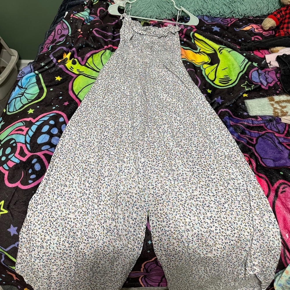 Wide leg pants suit, size small
